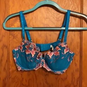 NWT Soma Sensuous Lace Floral Balconet Bra - 34D